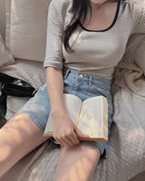 キーンストライプTシャツ