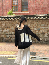 Classic fabric bag_heart