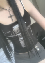 デモカキュービッククロストップ (black)