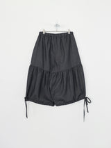 shirring bermuda denim pants