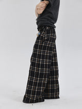That's neat - CHECK PANTS Convertible Tartan Trousers