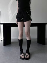 square studded banding shorts (2color)