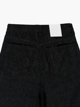 色褪せないバルーンデニムパンツ