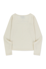 SQUARE NECK RIBBED TOP