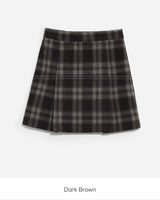 Checked mini skirt