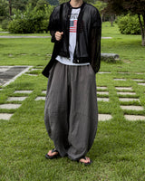 Beo Curved Linen Balloon Pants