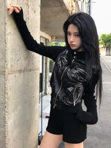 フェザーライト ナイロン レイヤード ニット ジャケット