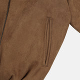 Velvety Suede Padded Jacket (2 Colors)