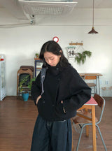 Pupan 2oz High Neck Double Short Coat