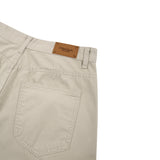 Light beige snap cargo pants
