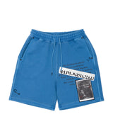 BBD チャオズパッチピグメントスウェットショーツ (Ocean Blue)