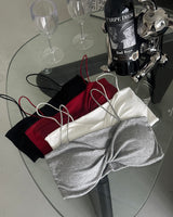 bra top with twisted cap