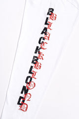 BBD オーバーラップロゴロングTシャツ (ホワイト)
