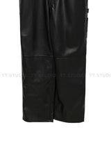 Leather overalls