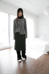 beads hairy muffler(2colors)