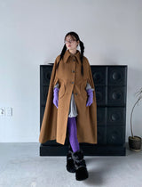 ケープウーレンコート (CAMEL)