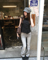 Wrinkle shirring cap