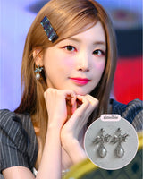 [SNSD Tiffany Earring] Mary Earring - Pearl Version (Silver)