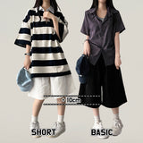 レトロウエストバンドピンタックコットンバミューダパンツ [short, basic selection]