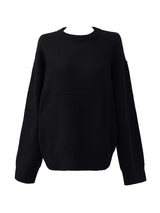 daily basic span round knit (2color)