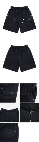 [24SS]  ベーシックロゴニードルワークショートパンツ
