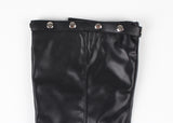 ROUND STUD BUCKLE BOOTS