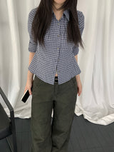 Lecca Rolled-up Check Shirt