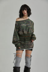 CAMO SKIRT-PANTS