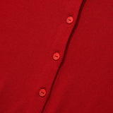 KIRSH PLAIN SOFT TOUCH CARDIGAN - RED  