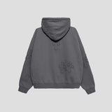 DESTROYED CROSS ZIP HOODIE