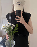Jane Boucle Knit Vest