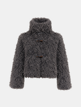 Eve Soft Fur Half-Neck Jacket
