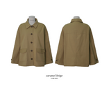 [SHOPPERMADE] クラシックハーフトレンチコート (2color)