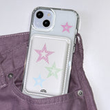 [made] LED POP stars MagSafe card wallet