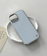  gray dot silver bumper case [4colors]