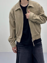 EL cut suede jacket 3C