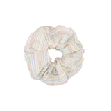 Candy Stripe scrunchie_sky