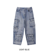 Mount multi cargo denim pants