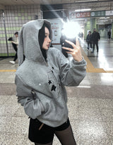 Rabbit Ear Hood Zip-Up