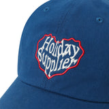 Holiday Heart Ball Cap_Navy
