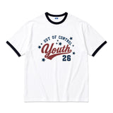 out of control overfit ringer t-shirt (3color)