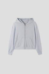 Sheer Summer Hood Zip-Up