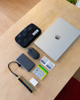 [RFID Block] Travel Wallet (Dot Black)⁠