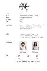 knit top (black)