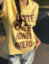 タイトルレタリング半袖Tシャツ
