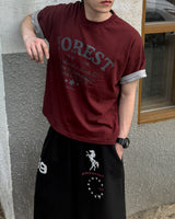 Tropic Vintage Roll-Up Short Sleeve Tee