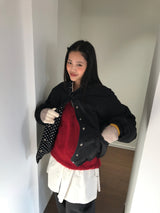 [MD Pick]ウールタッチブラッシュVネックニット (4 Colors)