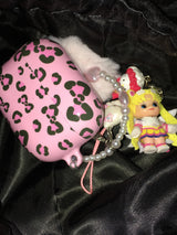 ribbon leopard airpod case