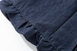 Frillet Denim Ruffle Blouse 231661012