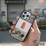 Hip Archive Collage Epoxy Bumper iPhone Case